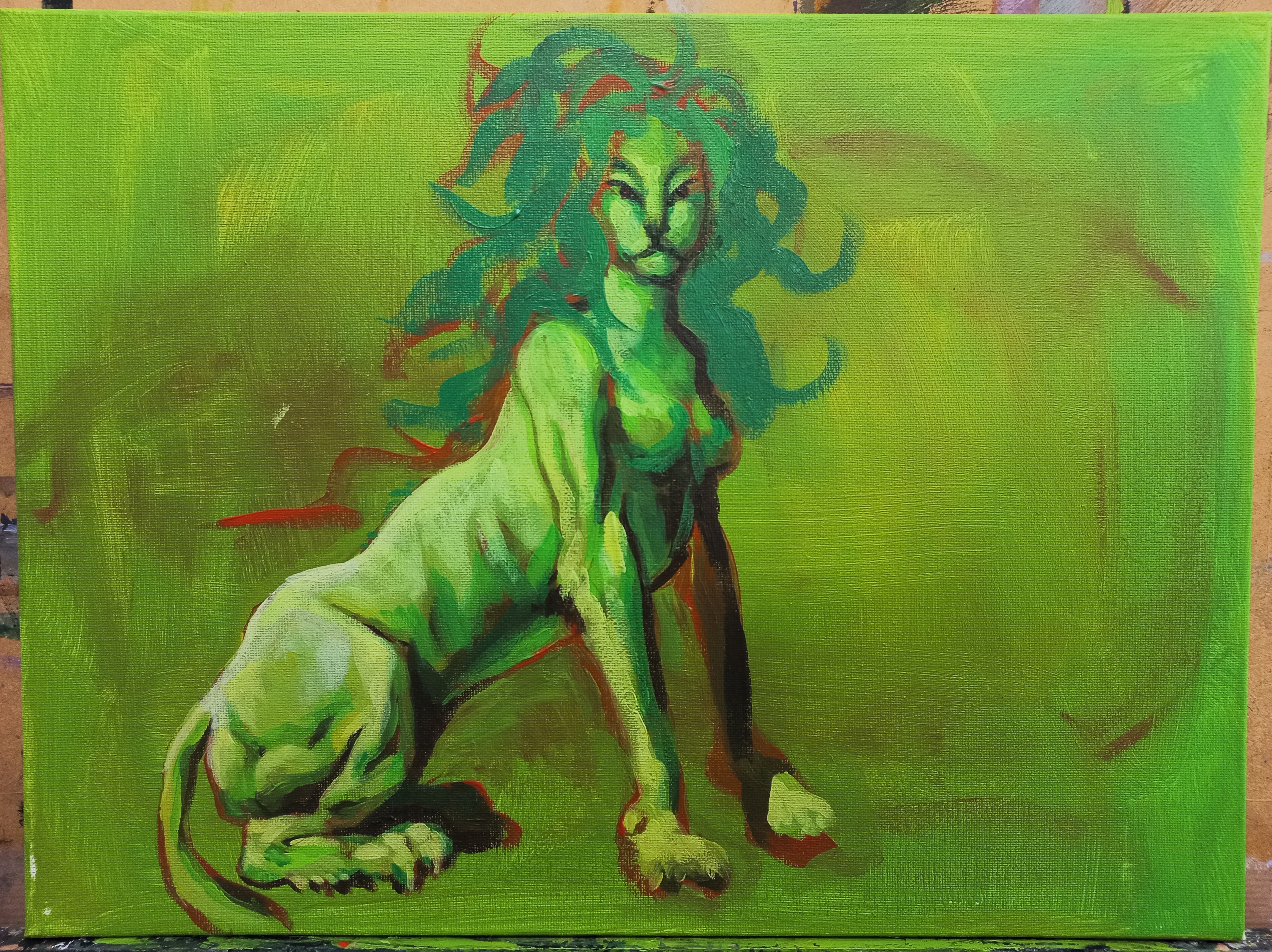 i know, her boobs are up too high... need to fix that next time.